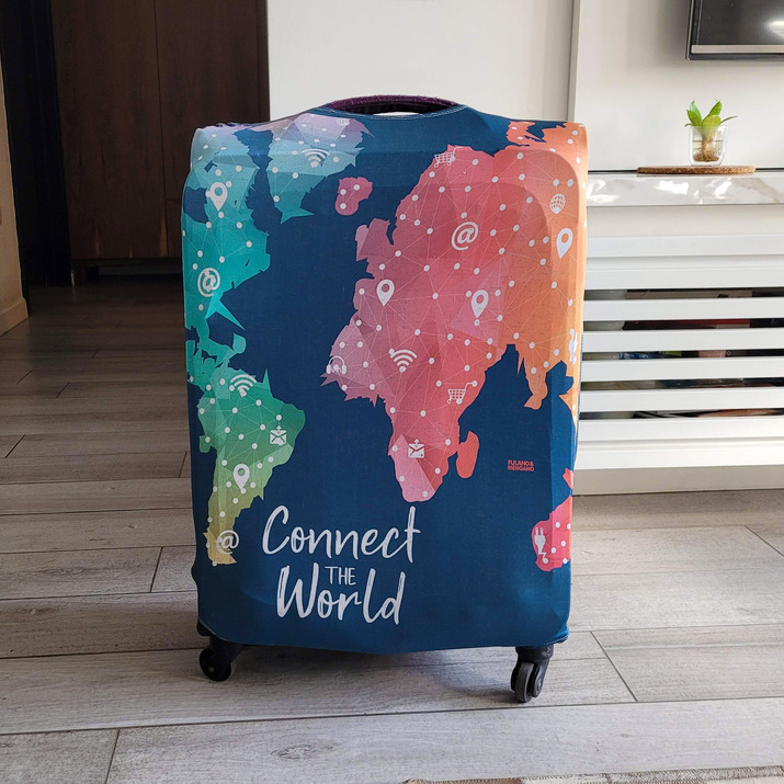 FUNDA PARA VALIJA MEDIANA - MAPA CONNECT